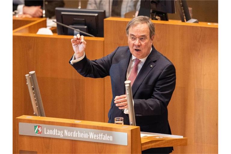 Armin Laschet (CDU), der neue CDU-Vorsitzende und Ministerpräsident von Nordrhein-Westfalen. Foto: Marcel Kusch/dpa