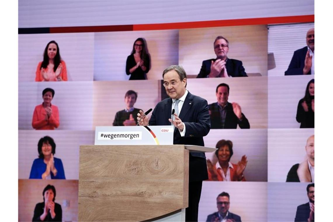 Armin Laschet ist neuer Bundesvorsitzender der CDU. Foto: Michael Kappeler/dpa
