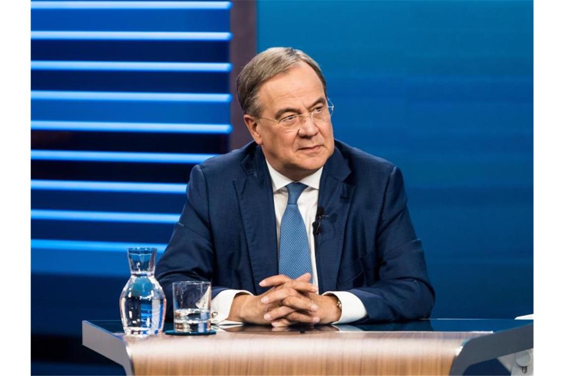 Hochspannung in Berlin vor dem Wahlsonntag Armin Laschet, Unions-Kanzlerkandidat und NRW-Ministerpräsident: „Wir tun alles für eine CDU/CSU-geführte Regierung.“. Foto: Thomas Kierok/ZDF/dpa