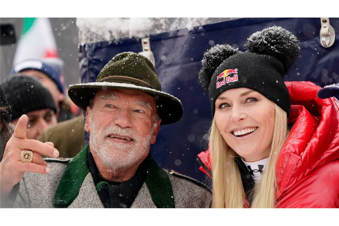 Arnold Schwarzenegger und Lindsey Vonn sind befreundet. (Archivbild)