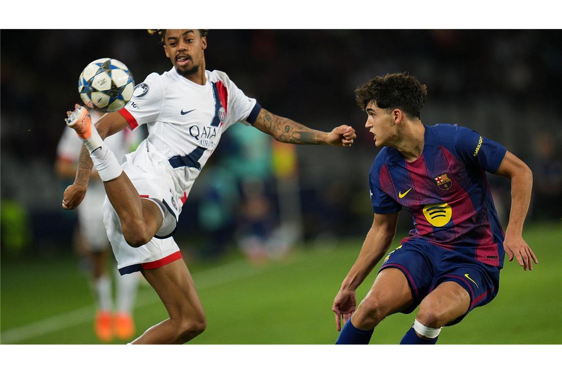 Titelverteidiger Paris Saint-Germain siegt spät in Barcelona
