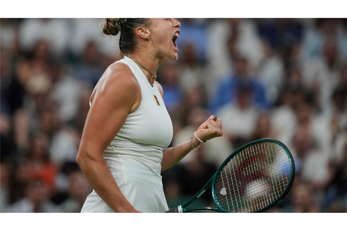 "Routinetier" mit Seltsamkeiten: Siegemunds Tennis-Märchen Aryna Sabalenka will erstmals ins Wimbledon-Finale.