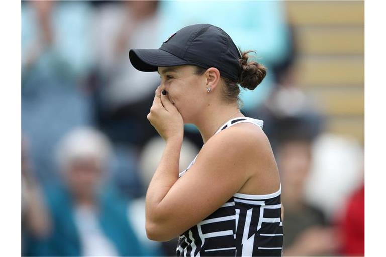Ashleigh Barty hat den Sprung an die Spitze der Weltrangliste verpasst. Foto: Tim Goode/PA Wire