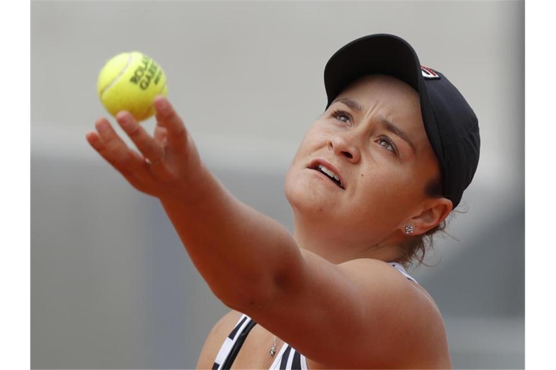 Ashleigh Barty hat sich ins Finale der French Open gespielt. Foto: Michel Euler/AP
