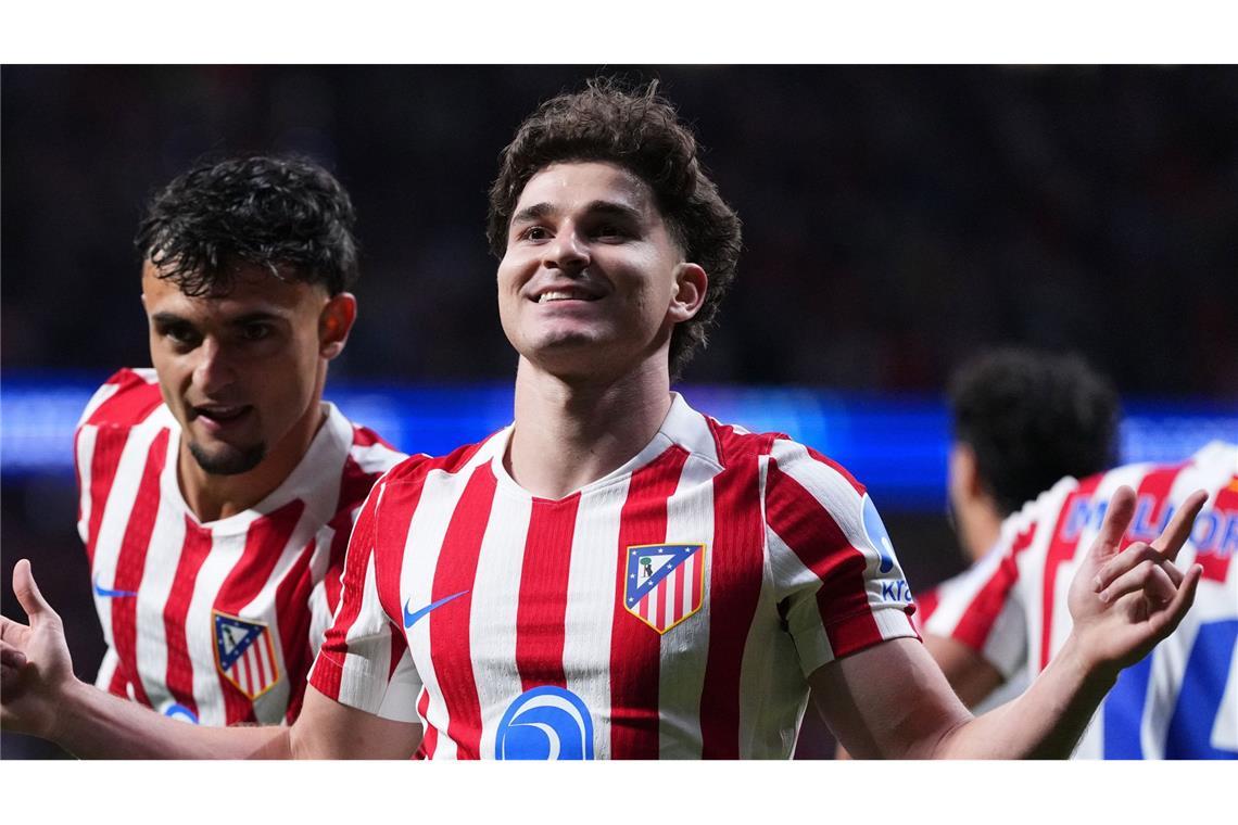 Atlético Madrid hat ein Angebot von Real Madrid in Höhe von 150 Millionen Euro für Julián Álvarez abgelehnt (Archivfoto).