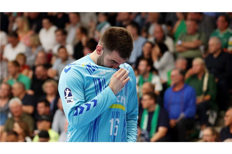 Auch 15 Paraden von Mljan Vujovic können die Niederlage nicht verhindern.
