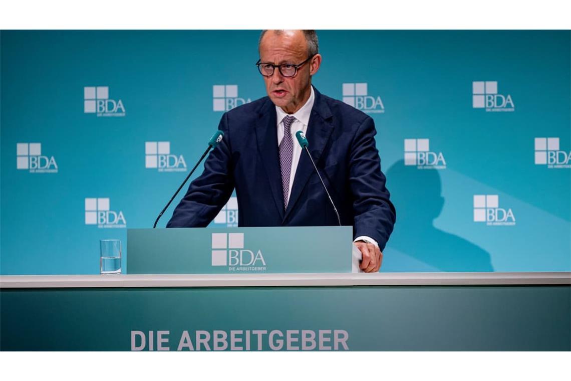 Auch 2026 spricht Bundeskanzler Friedrich Merz wieder beim Arbeitgebertag.