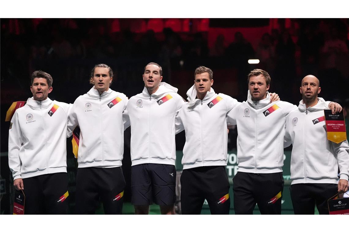 Auch Alexander Zverev (2. v.l.) ist bei der diesjährigen Endrunde dabei.