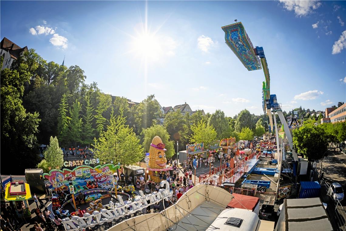 Auch am Samstag war auf dem Rummel auf der Bleichwiese wieder voller Programm.