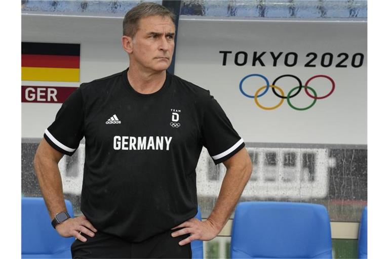 Auch an DFB-Trainer Stefan Kuntz sind die letzten Monate nicht spurlos vorbeigegangen. Foto: Andre Penner/AP/dpa