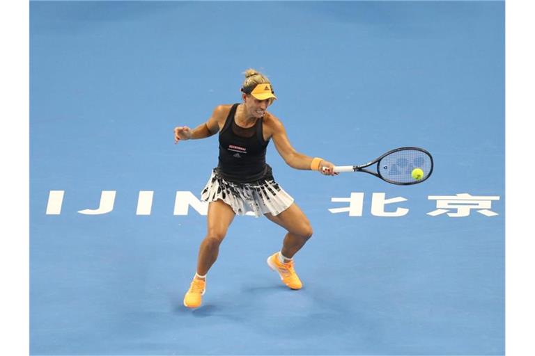 Auch Angelique Kerber ist beim Turnier in Peking ausgeschieden. Foto: Jia Haocheng/Xinhua/dpa