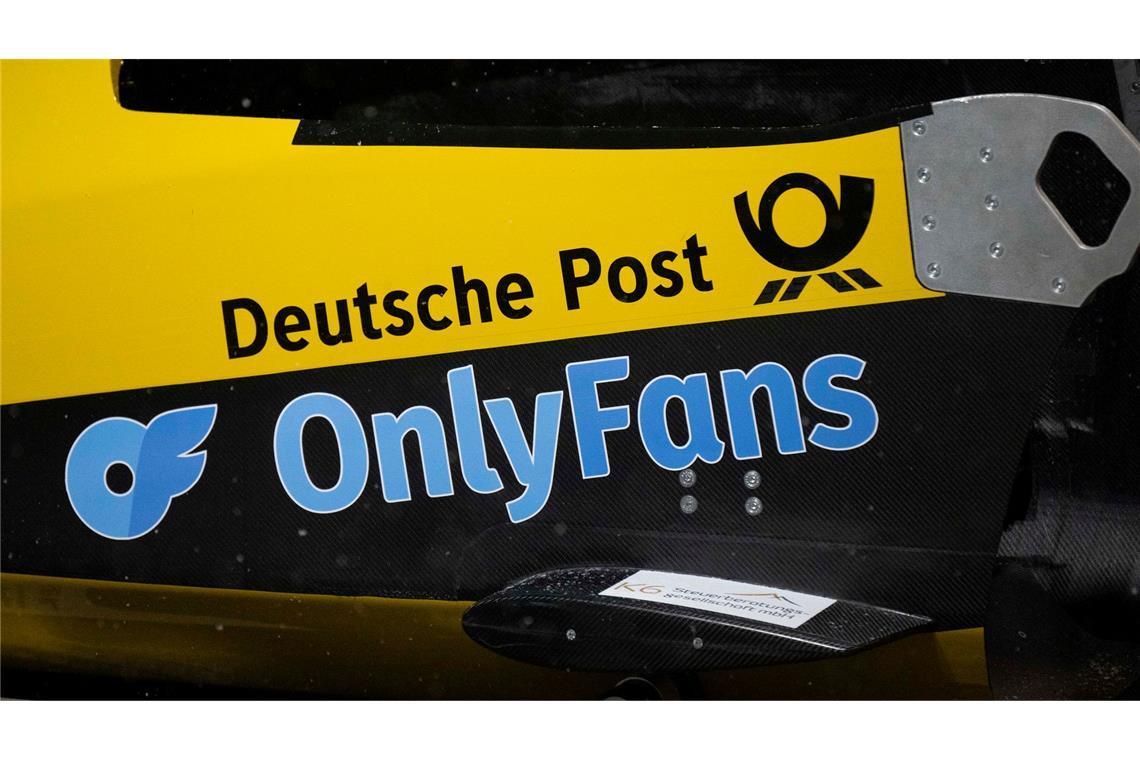 Auch auf dem Bob von Lisa Buckwitz wird für die Erotik-Plattform geworben. (Archivbild)