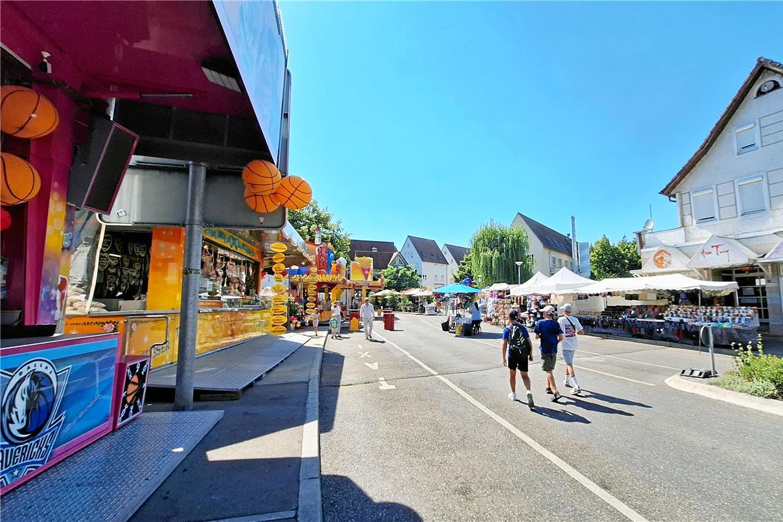 Auch auf der Brücke über die Murr an der Sulzbacher Straße ist kaum etwas los. Foto: BKZ