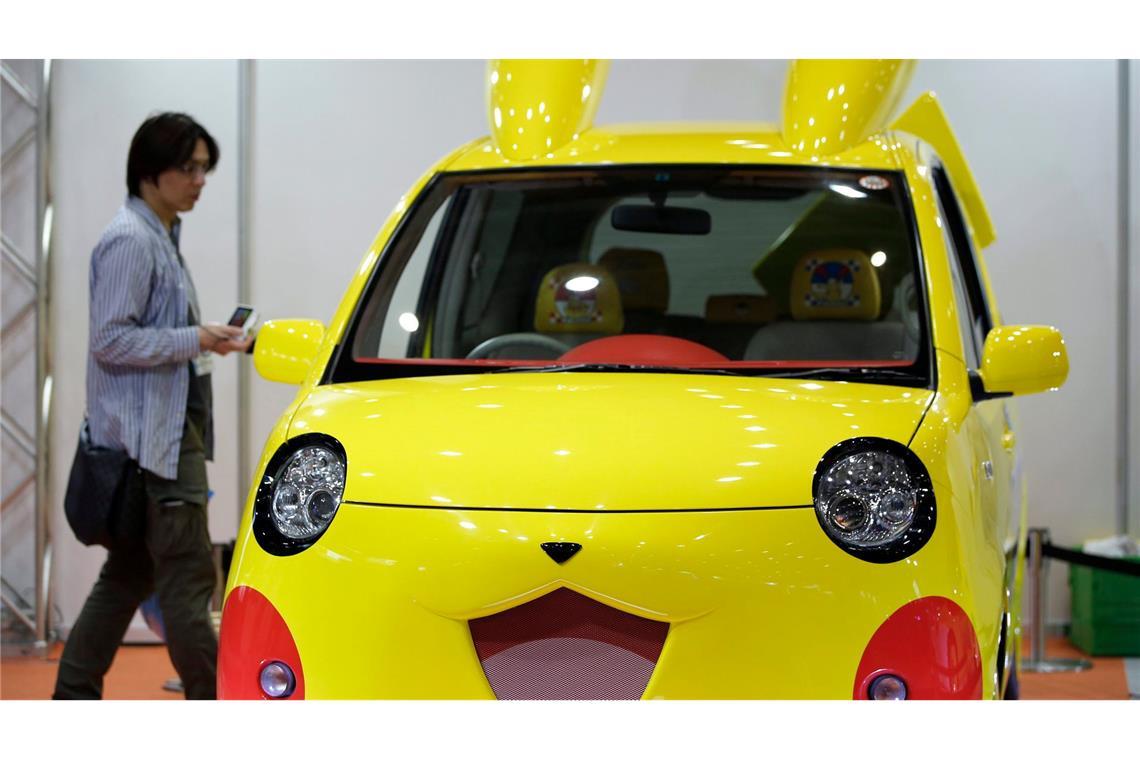 Auch Autos gib es in Pikachu-From. (Archivbild)