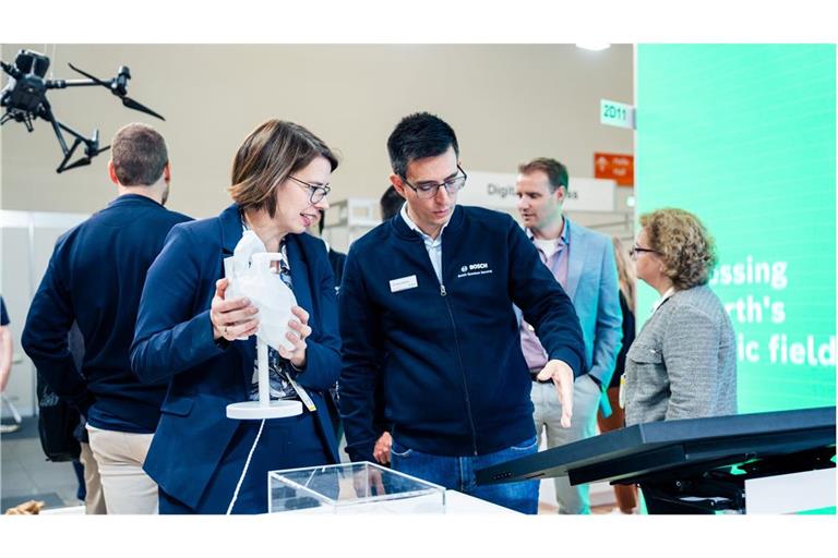 Auch Bosch ist auf der Messe „Quantum Effects“ vertreten.