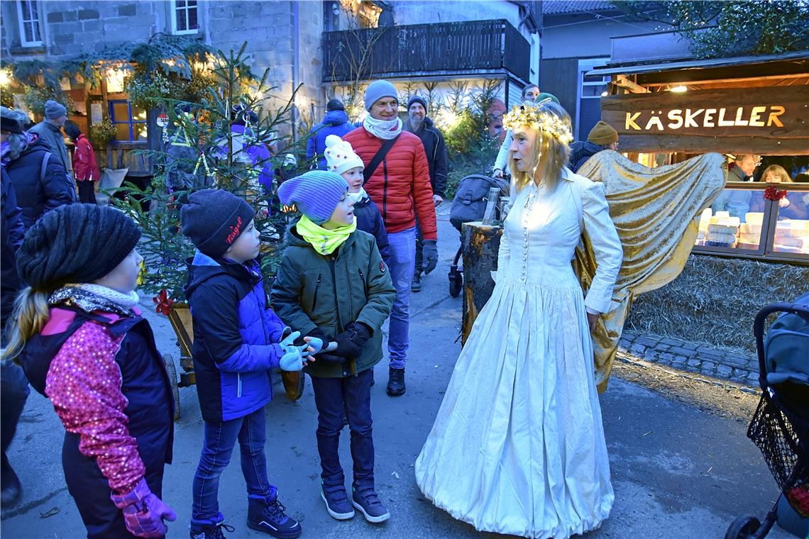 Auch das Christkind schaute in Großhöchberg vorbei.