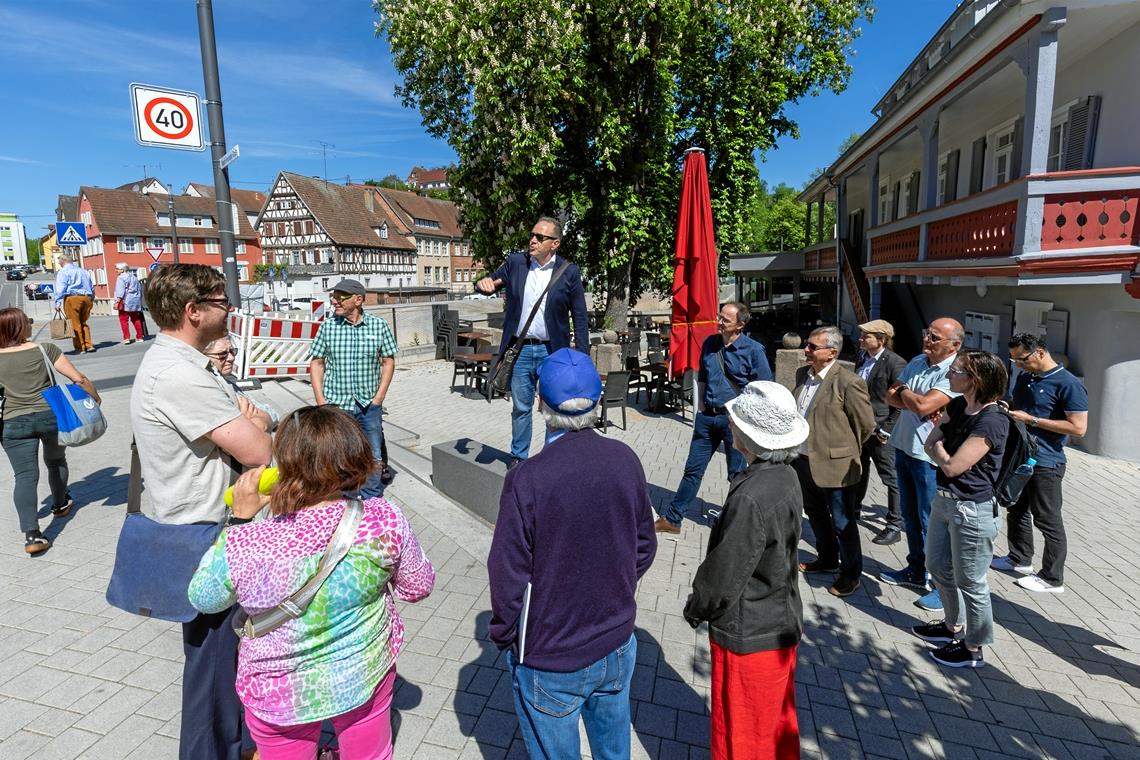 Auch der Bereich Aspacher Brücke gehörte am Samstag zur Infotour durch Backnang.