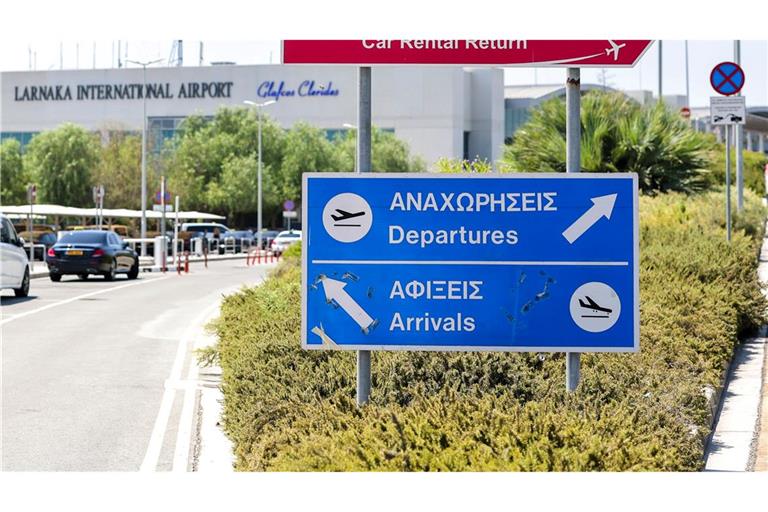 Auch der Flughafen Larnaka ist vom Streik betroffen. (Archivbild)