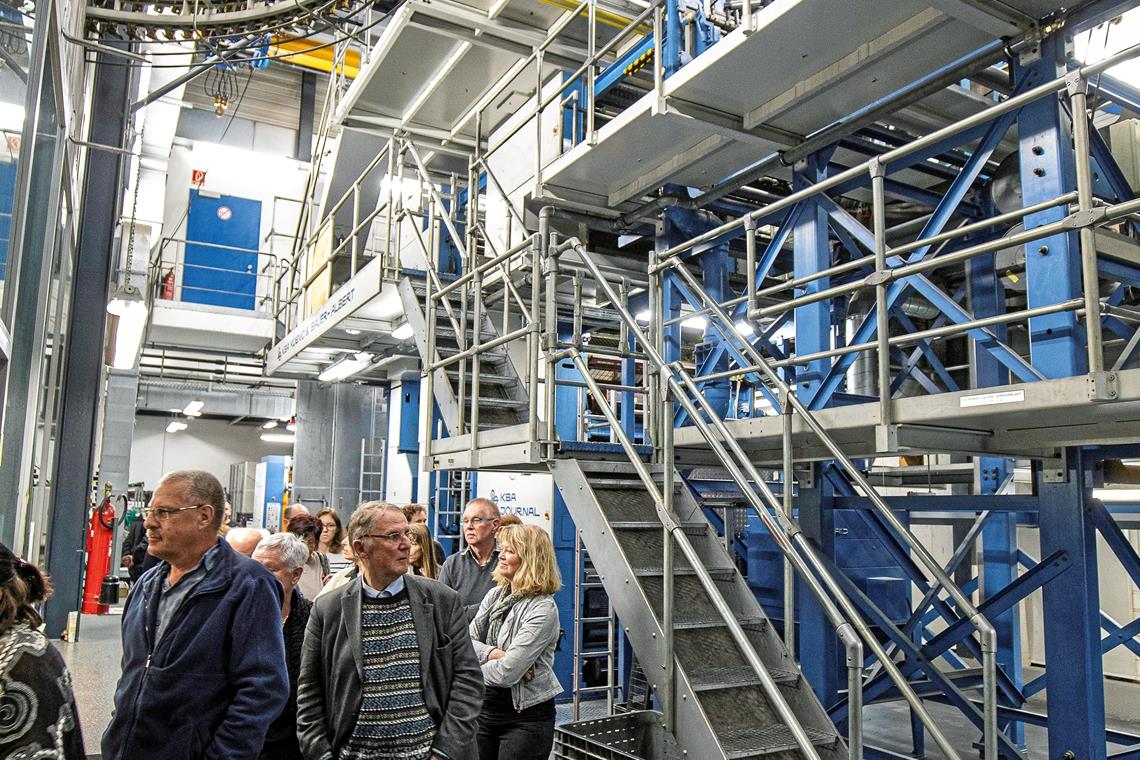 Die Redaktion öffnet ihre Türen für die Leser Auch der Gang durch die Druckerei und die technischen Anlagen ist für die Leser spannend.