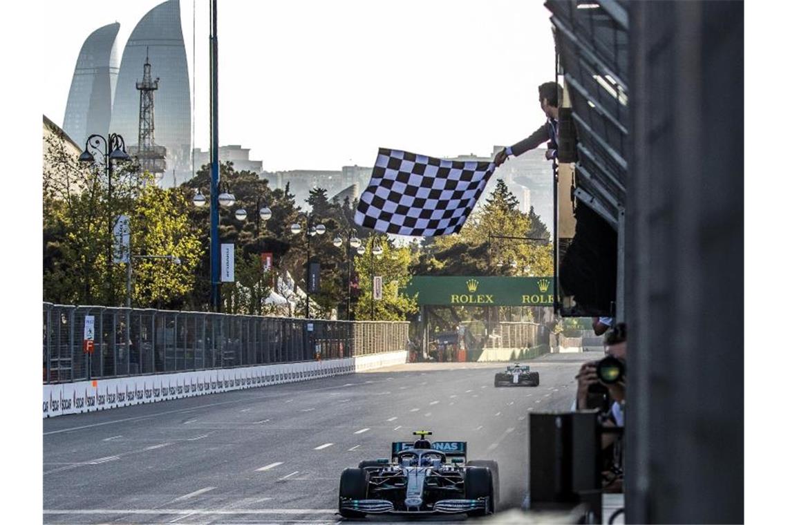 Auch der Grand Prix in Baku wird ausfallen. Foto: Srdjan Suki/EPA POOL/AP/dpa