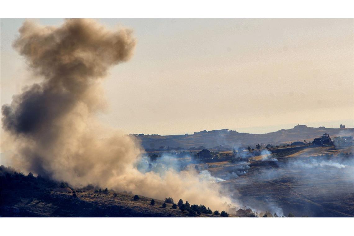 Auch der Konflikt zwischen der Hisbollah im Libanon und Israel geht weiter. (Archivbild)