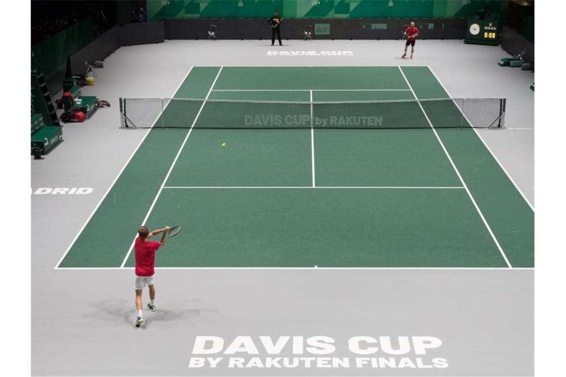 Neue Zeitrechnung im Davis Cup: Mammut-Endrunde mit 18 Teams Auch Deutschland ist für das Mammut-Event qualifiziert. Foto: Benoit Doppagne Pool/BELGA/dpa