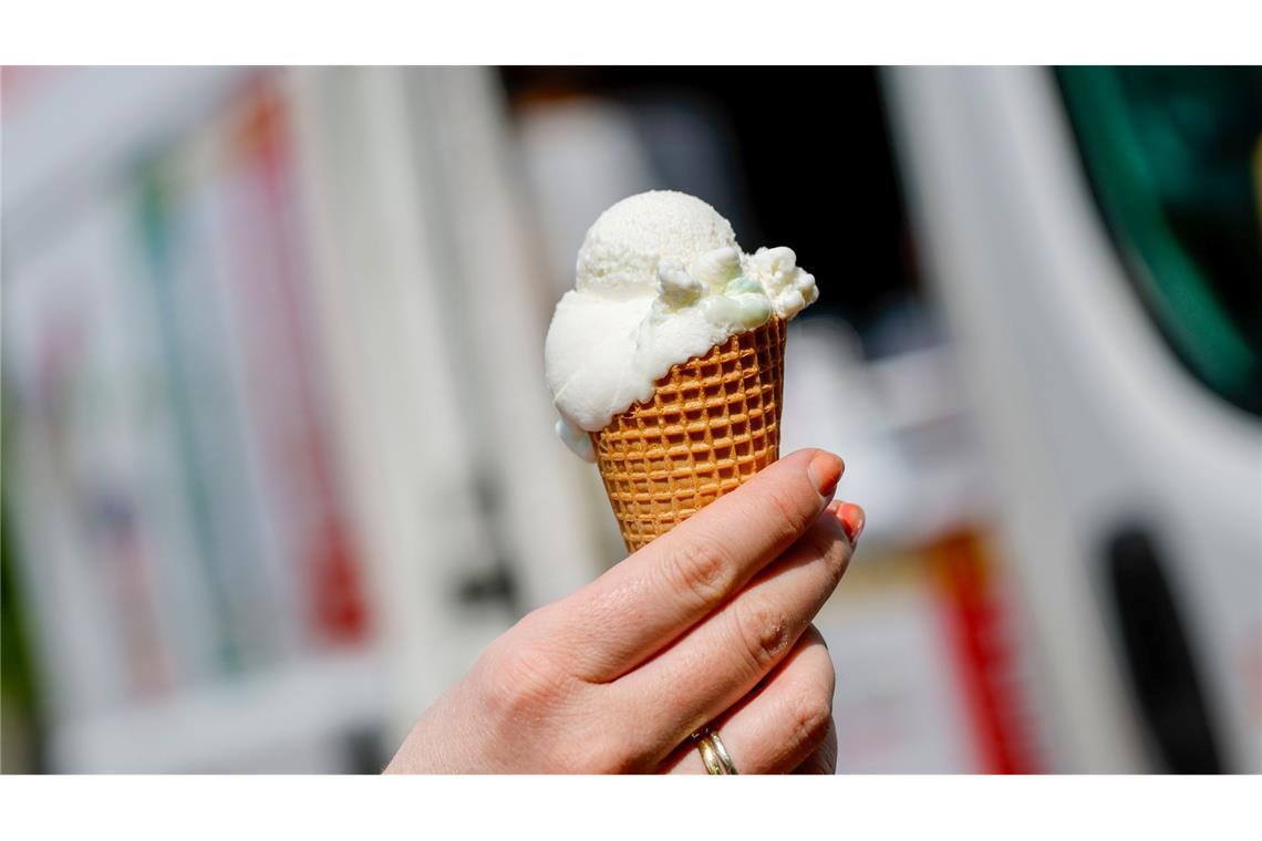 Auch die Eisdielen-Betreiber dürften sich über die Sonne gefreut haben.