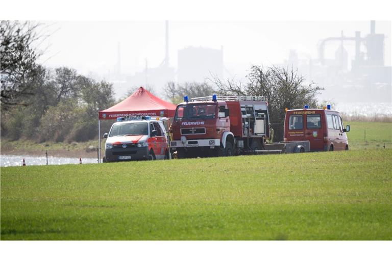 Auch die Feuerwehr war am Dienstag wieder auf der Insel Poel.