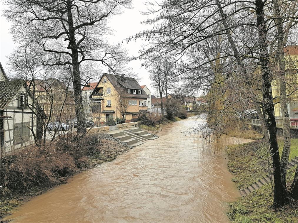Kaum Probleme durch Hochwasser