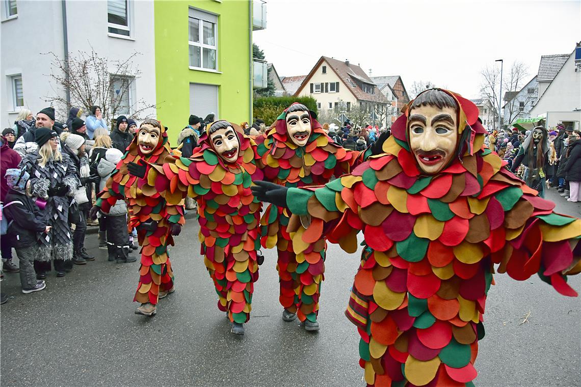 Auch die Rechaspitzer aus Althütte sind dabei.
