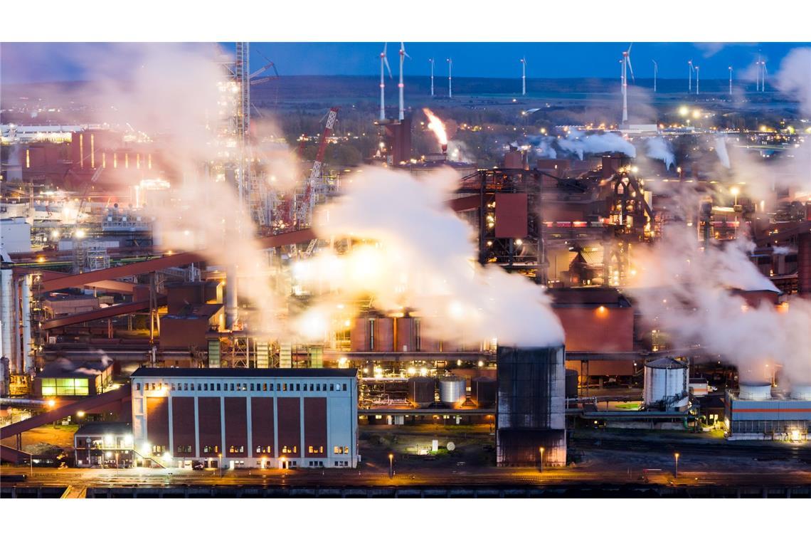 Auch die Stahlindustrie leidet.