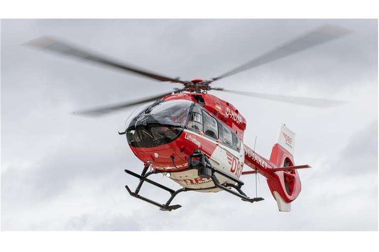 Auch ein Rettungshubschrauber war im Einsatz (Symbolbild).