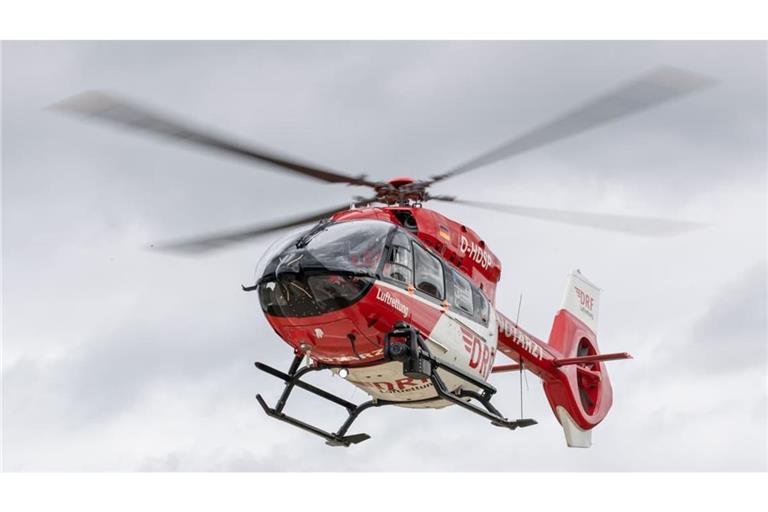Auch ein Rettungshubschrauber war im Einsatz (Symbolfoto).