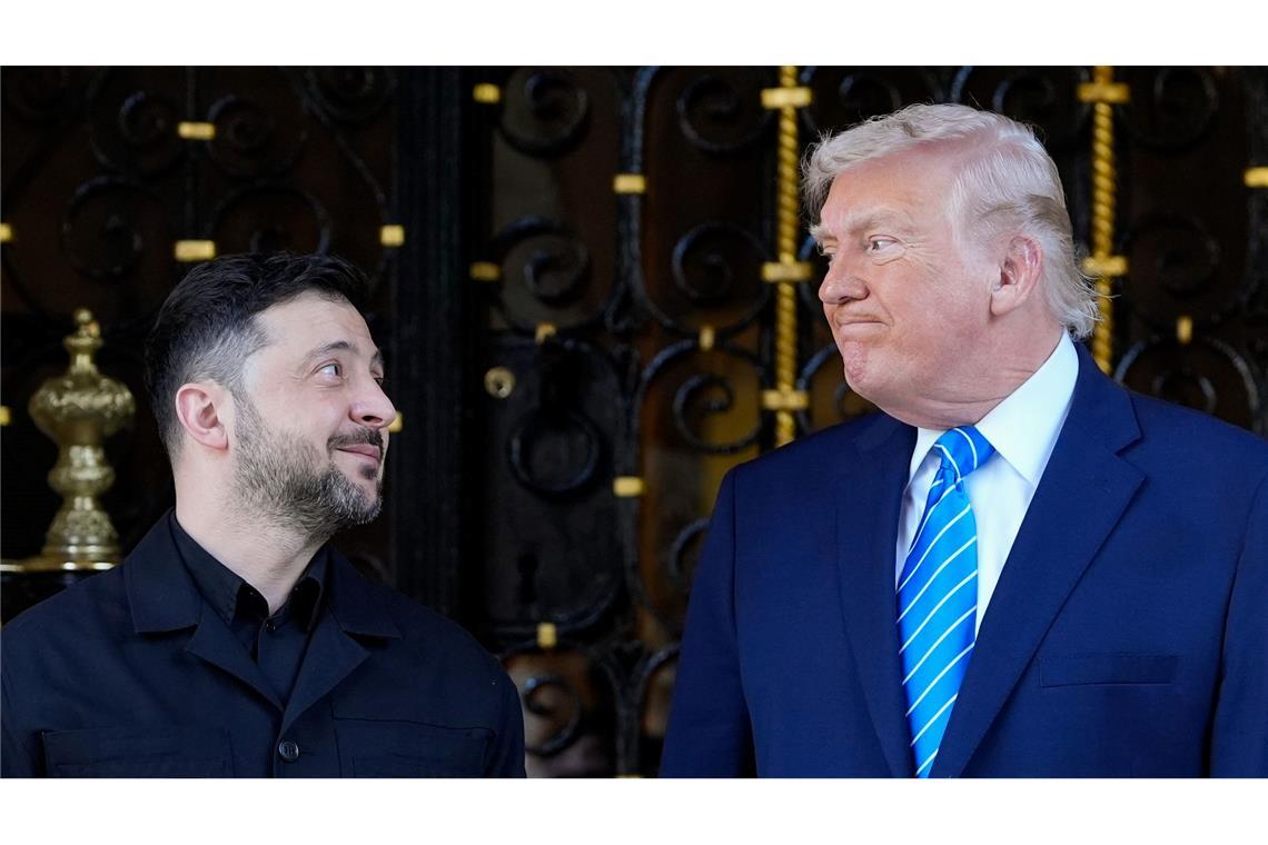 Auch eine Selenskyj-Nachricht landet auf Truth Social. (Archivbild)