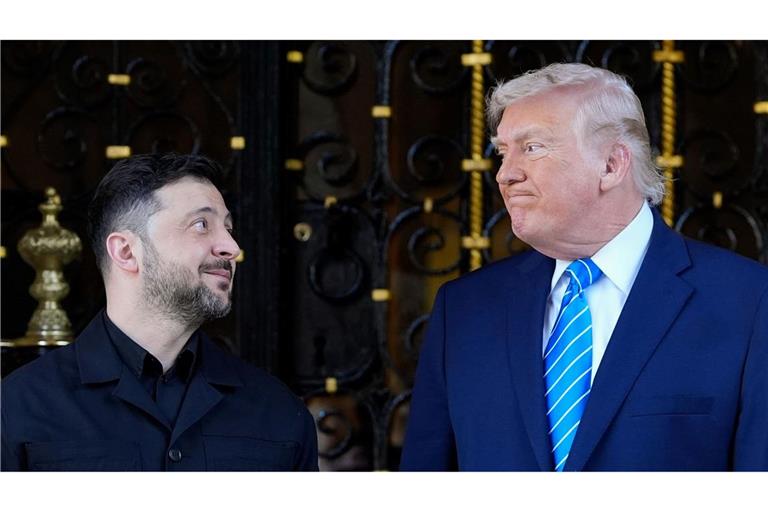 Auch eine Selenskyj-Nachricht landet auf Truth Social. (Archivbild)