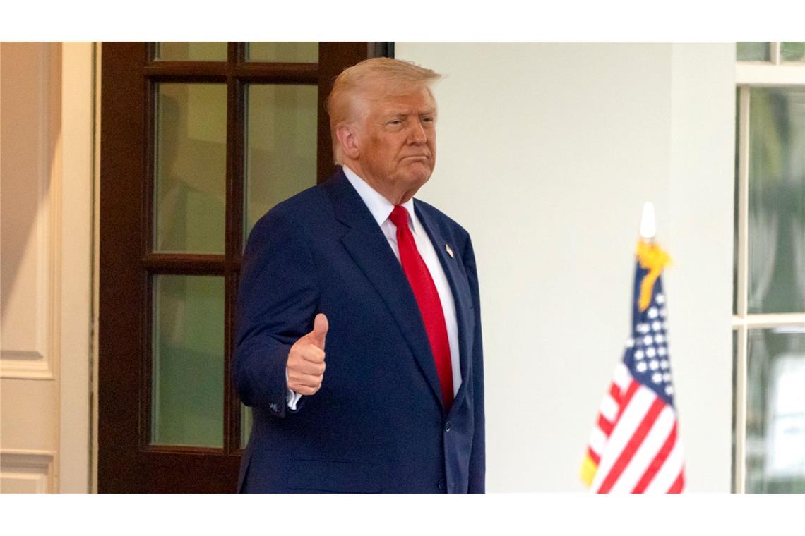 Auch Entgegenkommen nutzt bei Trump nicht unbedingt was
