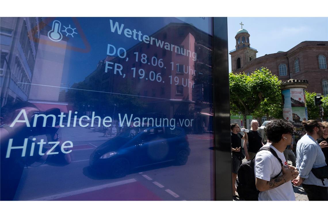 Auch Frankfurt gehört zu den Hitze-Spitzenreitern.