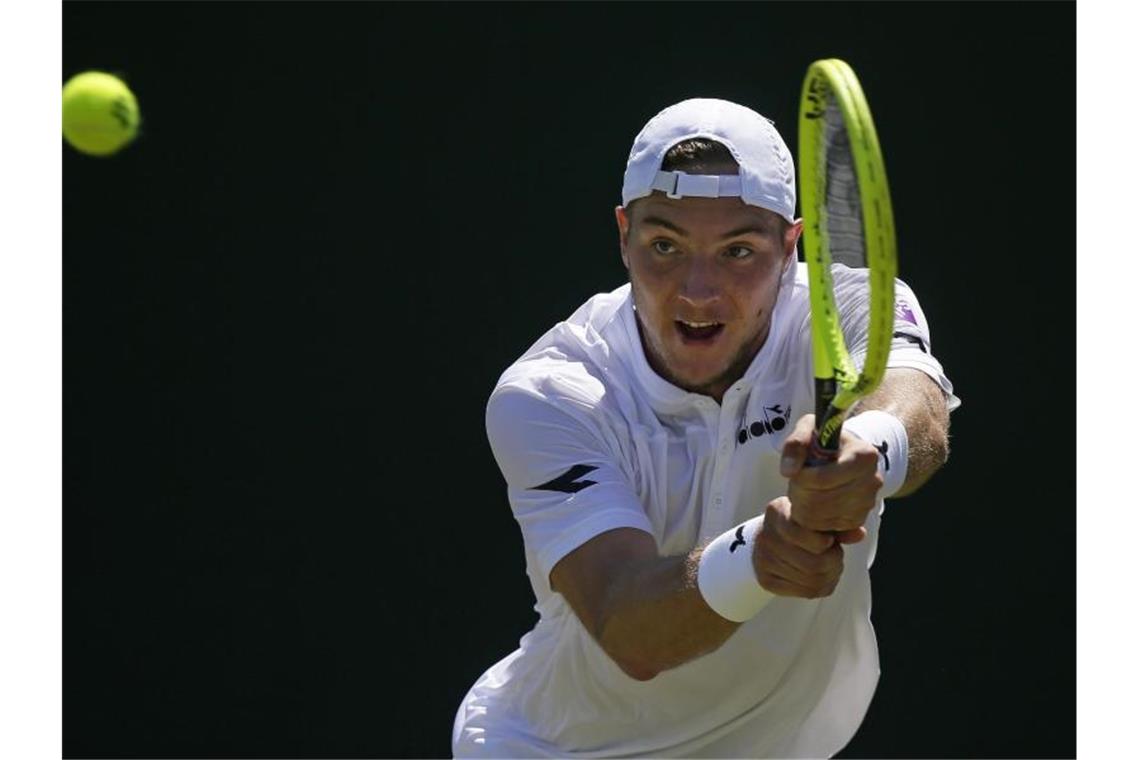 Auch für Jan-Lennard Struff war in der 3. Runde das Turnier beendet. Foto: Tim Ireland/AP
