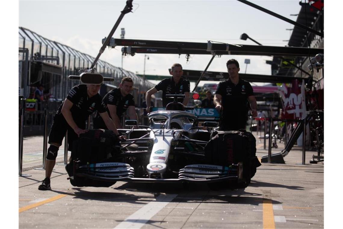 Auch in der Formel 1 sind derzeit die Motoren aus. Foto: Chris Putnam/ZUMA Wire/dpa