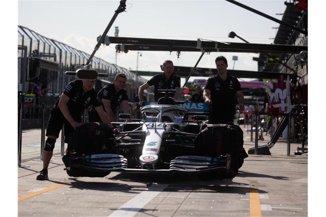Möglicher Auftakt der Formel 1: Entscheidung nach Ostern Auch in der Formel 1 sind derzeit die Motoren aus. Foto: Chris Putnam/ZUMA Wire/dpa