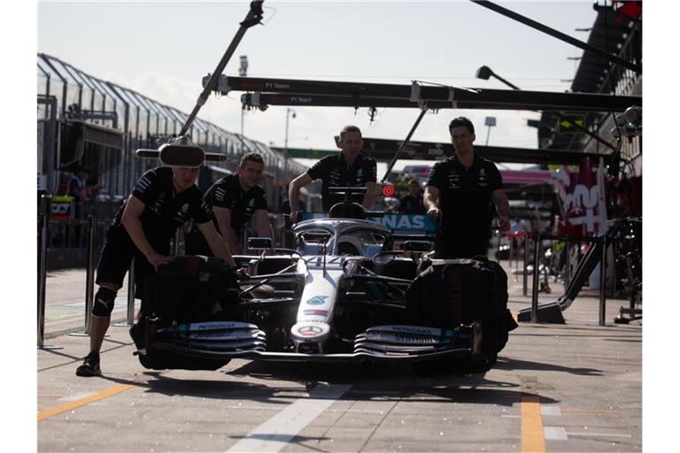 Auch in der Formel 1 sind derzeit die Motoren aus. Foto: Chris Putnam/ZUMA Wire/dpa