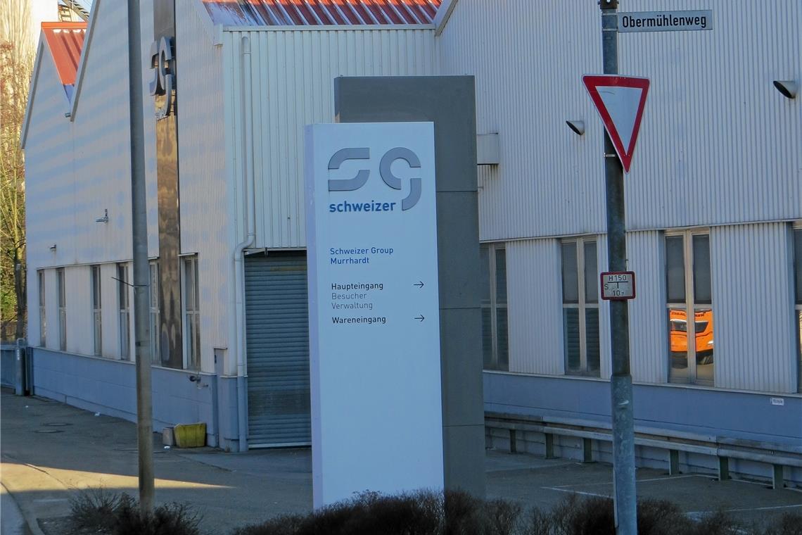 Vereinbarung mit zentralen Kunden Auch in Murrhardt gibt es einen Betriebsstandort der Schweizer Group Global. Archivfoto