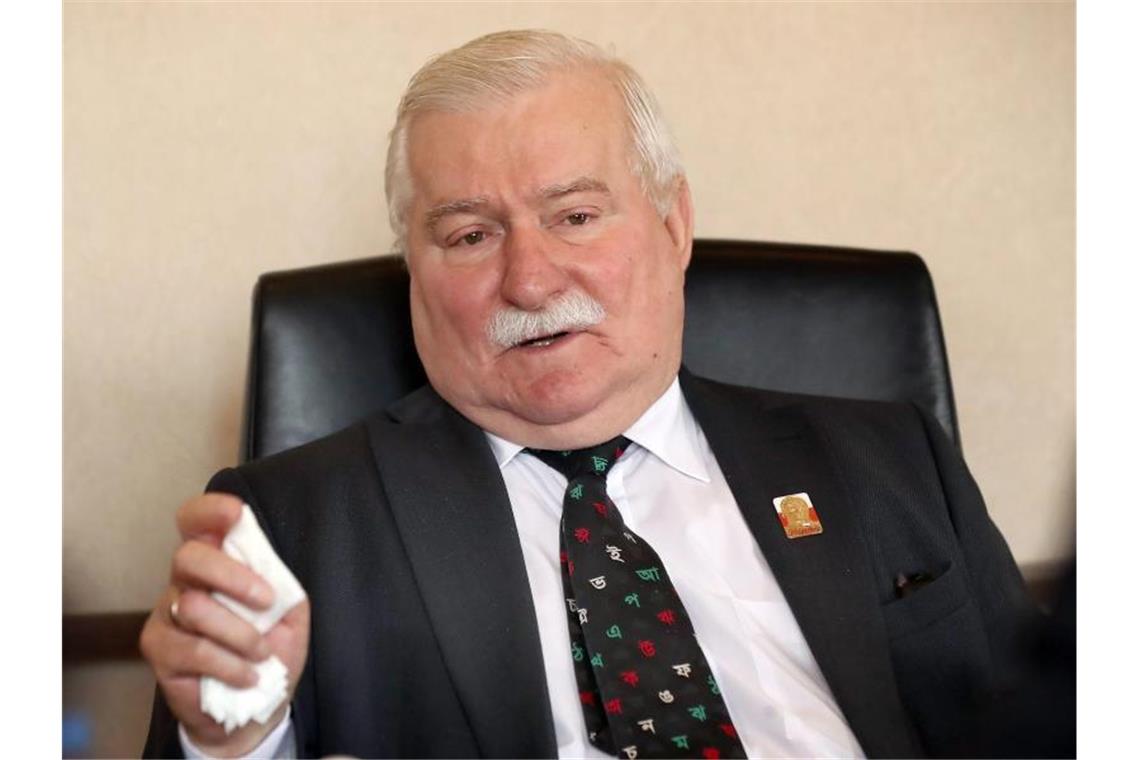 Polens Ex-Staatschefs rufen zu Präsidentenwahl-Boykott auf Auch Lech Walesa, von 1990 bis 1995 Staatspräsident Polens, unterzeichnete den offenen Brief. Foto: Yonhap/YONHAP/dpa