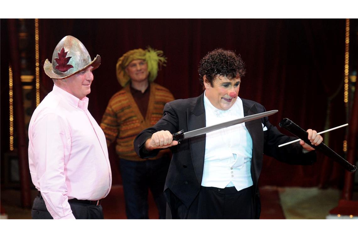 Auch Prominente traten über die Jahre in der Manege auf, wie Uli Hoeneß im Jahr 2010.
