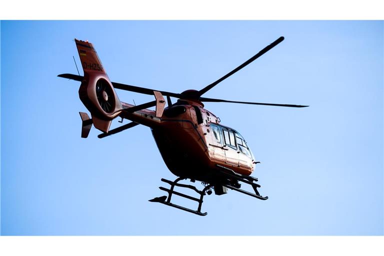 Auch Rettungshubschrauber waren im Einsatz. (Symbolfoto)