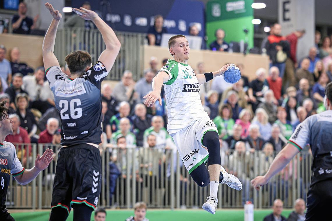 Auch sieben Tore und sechs Assists von Malte Dederding haben dem HCOB nicht zum Punktgewinn gereicht. Foto: Alexander Becher