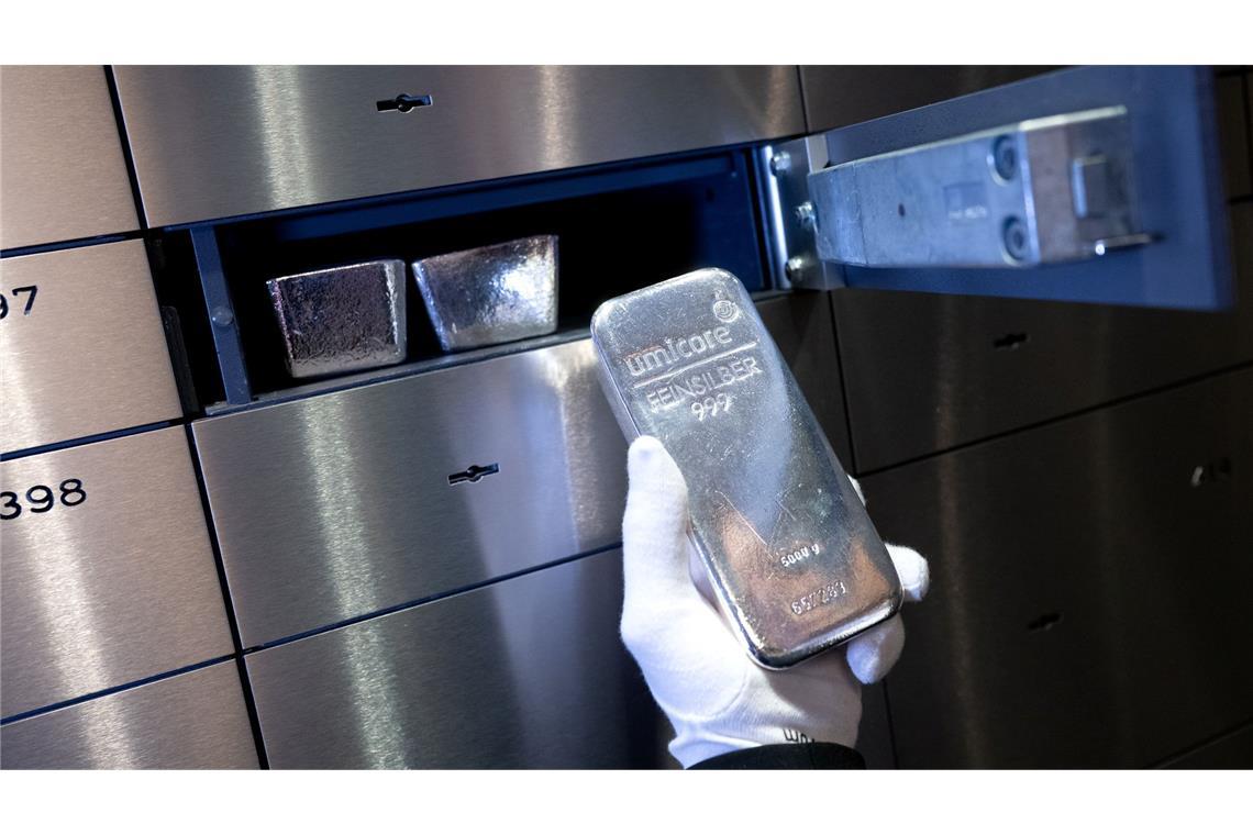 Auch Silber wird immer teurer.