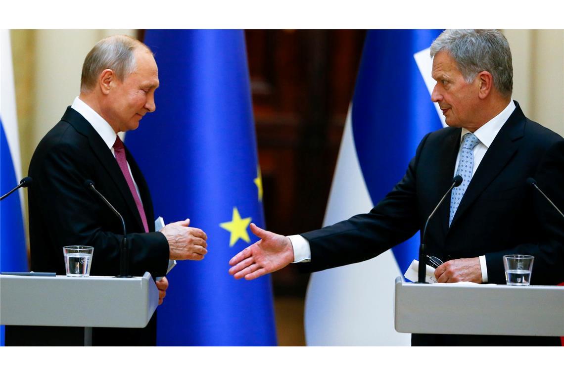 Auch trotz zunehmender Spannungen versuchte Niinistö, den Kontakt zu Putin nicht abreißen zu lassen. (Archivbild)