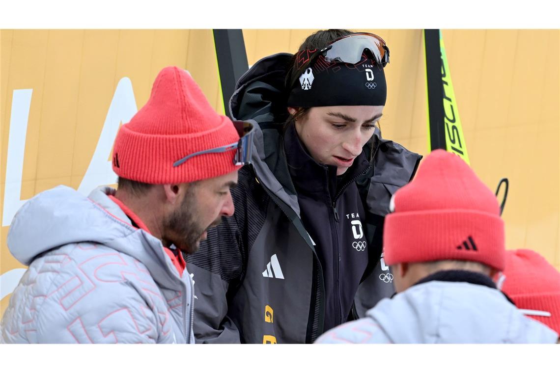 Auch Vanessa Voigt sieht man die Enttäuschung an.