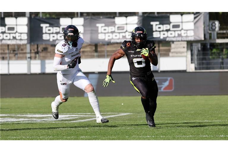 Auch zwei Touchdowns von Tomiwa Oyewo (re.) können die Surge-Niederlage nicht verhindern.